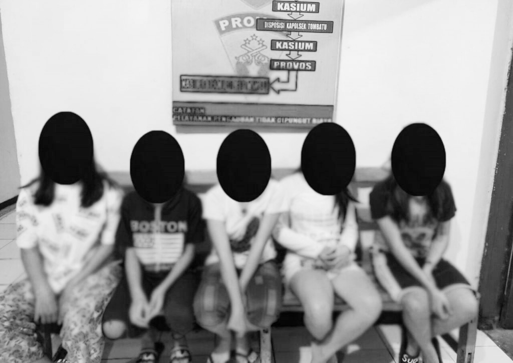 Viral Penganiayaan Di Medsos, Lima Gadis ABG Diciduk